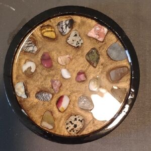 Colorful Stone Inlay Coaster